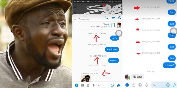 Nigerian Lady replies a guy Facebook message 5 years later, after she saw a picture of him in the US