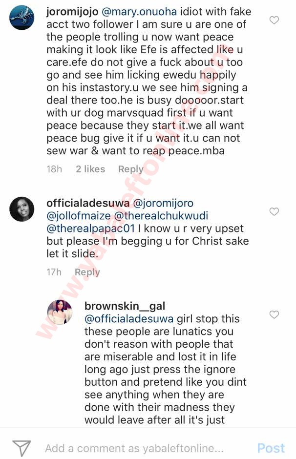 'I have your lesbian s*x tape, you have done series of abortion' - Efe Fans rips Marvis to shreds