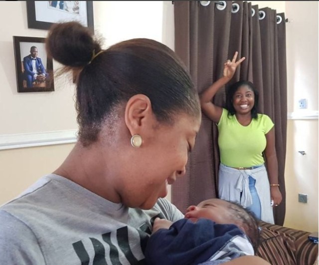 Benita Okojie gushes over her son, salutes mothers.