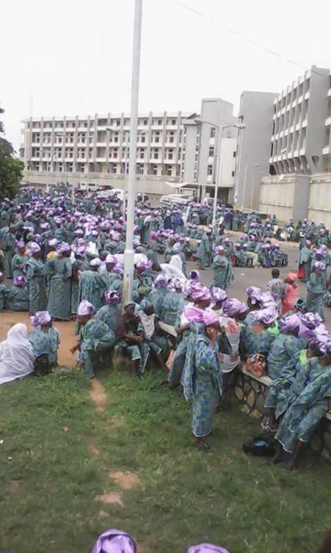 Women In Aso-Ebi Allegedly Denied Entry To Bukola Saraki's Daughter's Wedding. (Photos)