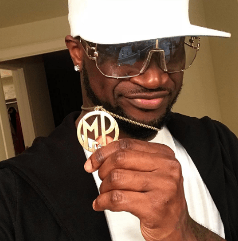 Peter Okoye Show Off His Customized 'Mr P' Pendant
