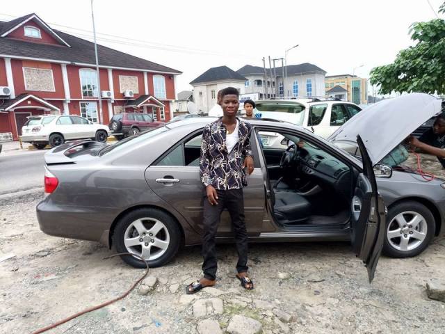 Teenage Pastor In Rivers State Flaunts Millions, Show Off New Car He Just Bought (photos)