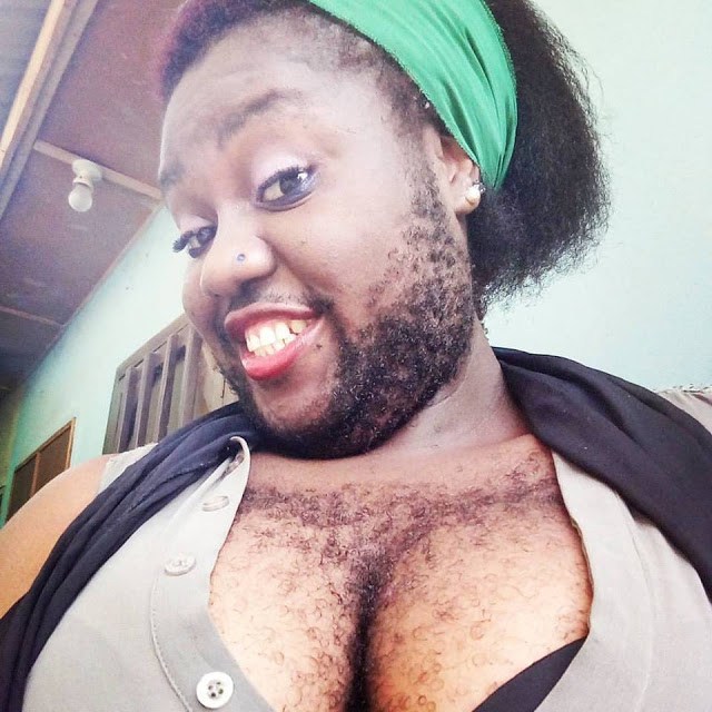 Queen Okafor shaves her beard, says she wants to look more feminine