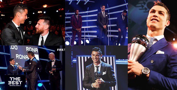 Cristiano Ronaldo beats Messi, Neymar to win men's Fifa best player award