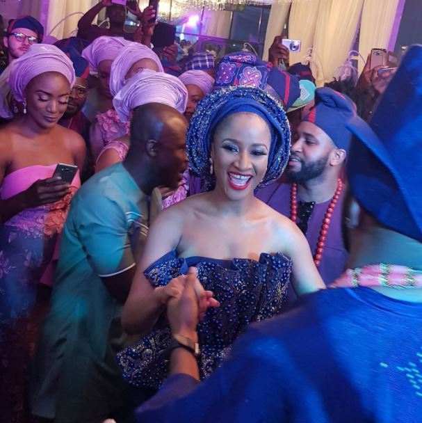 Moment Banky W and Adesua shared their first kiss, dance (video)