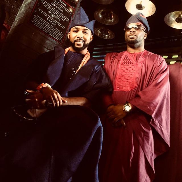 In Photos: Banky W And His Groomsmen Step Out For His Traditional Wedding.