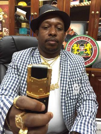 Meet Kenyan Governor, Mike Sonko Who Has Gold Cars, Uses 24 Karat Gold Phones, And Only Drinks Gold Wine (Photos)