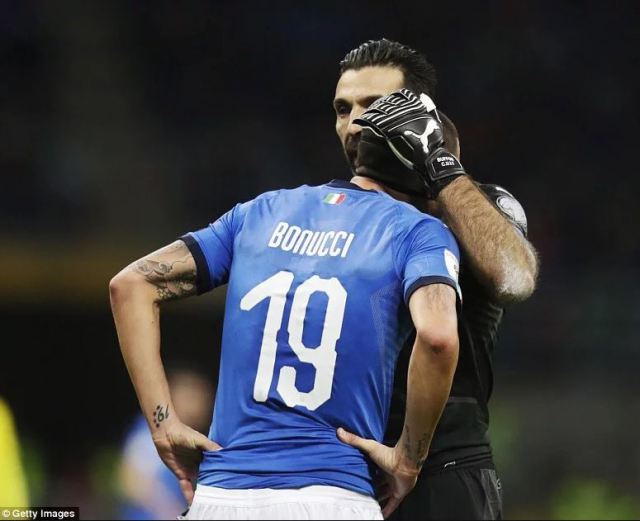Italy Faces Heartbreak As Buffon, Others Fail To Reach 2018 World Cup For First Time Since 1958. (Photos)