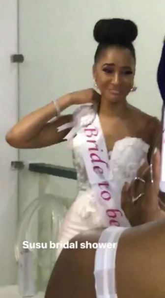 Adesua Etomi's looking beautiful at her bridal shower