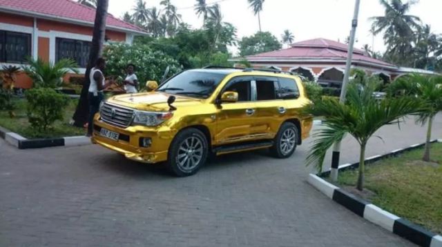 Meet Kenyan Governor, Mike Sonko Who Has Gold Cars, Uses 24 Karat Gold Phones, And Only Drinks Gold Wine (Photos)