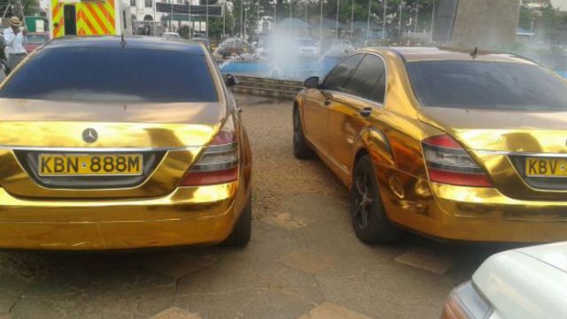 Meet Kenyan Governor, Mike Sonko Who Has Gold Cars, Uses 24 Karat Gold Phones, And Only Drinks Gold Wine (Photos)