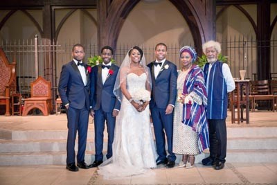 Photos from the wedding of Wole Soyinka's son Oretunlewa in the US