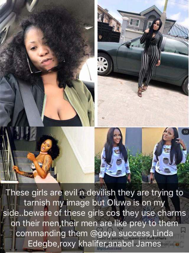 Nigerian Lady exposes her 4 beautiful friends who use charm to trap Big boys, so they can wreck them! (photos)