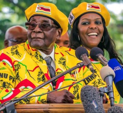 Robert Mugabe removed from power and his former vice president installed as interim president
