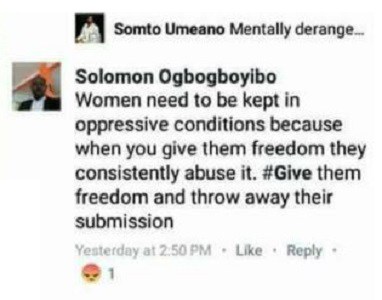 Human rights activist tells Nigerian men to beat their wives into submission