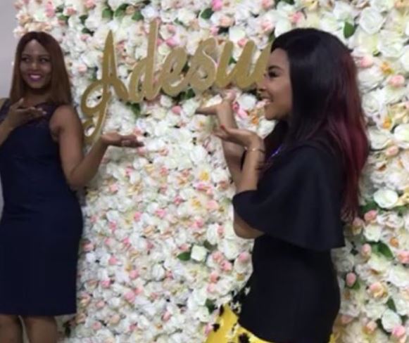 Adesua Etomi's looking beautiful at her bridal shower