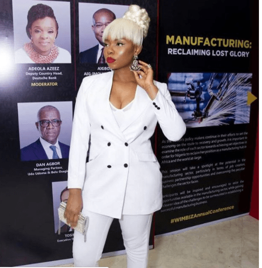 "I couldn't fit into my dress last night because of my big a** - Yemi Alade