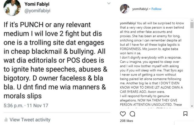 Yomi Fabiyi denies demanding s£x from actress for a movie role
