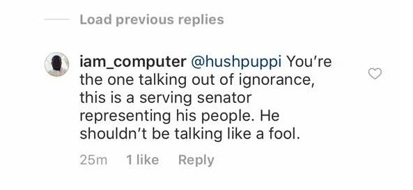 Hushpuppi calls Senator Dino Melaye his favourite Senator