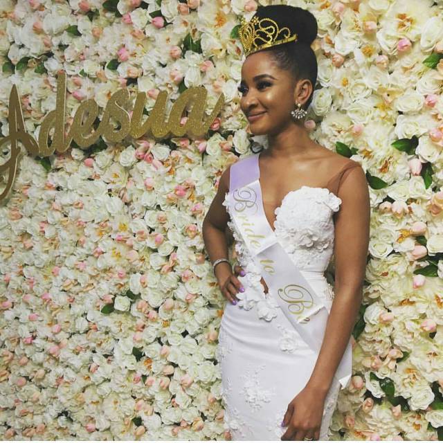 Adesua Etomi's looking beautiful at her bridal shower