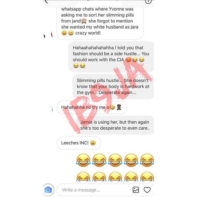 Nigerian woman claims Yvonne Nelson snatched her British Husband and got pregnant for him.