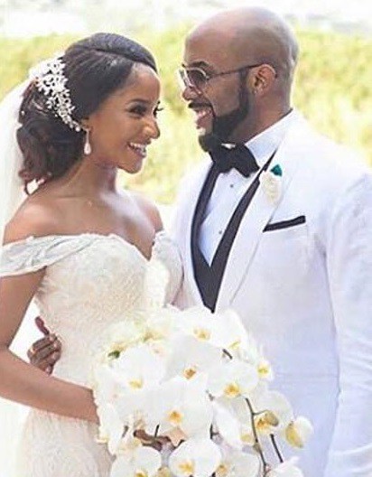 Fans dig up 2015 posts where Adesua Etomi said she'd go natural on her wedding day, but she didn't (photos)