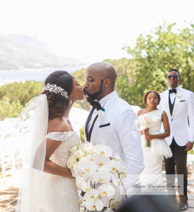 Don Jazzy prays for Banky W and Adesua as they tie the knot today.