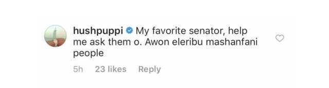 Hushpuppi calls Senator Dino Melaye his favourite Senator