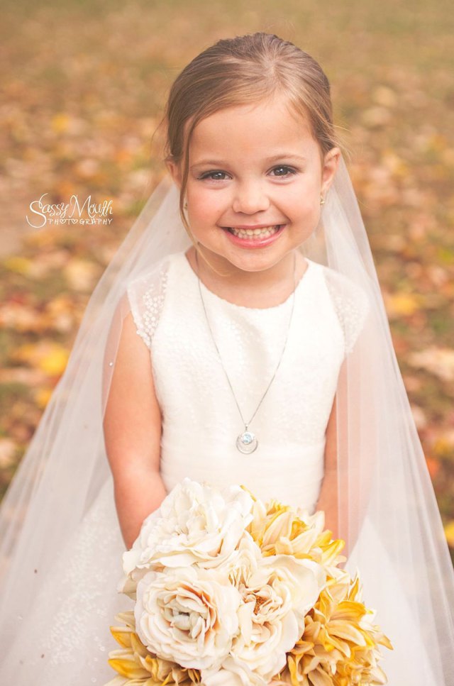 See Photo Shoot Of A 5-Year-Old Girl Who Wants To Marry Her Best Friend Before Her 4th Open Heart Surgery.