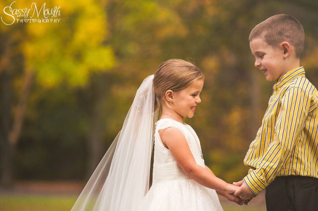 See Photo Shoot Of A 5-Year-Old Girl Who Wants To Marry Her Best Friend Before Her 4th Open Heart Surgery.