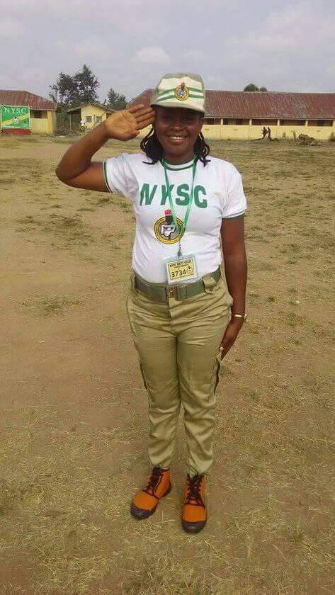 Heartbreaking Photos from the burial of NYSC female corp member who died few days to her POP