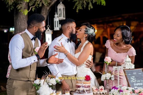 Issa Bride: TBoss looks beautiful in New Romantic Wedding Photos