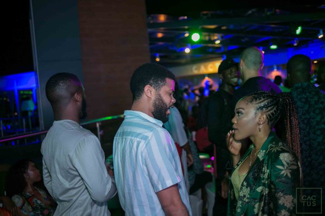 Tiwa Savage, Toke Makinwa, Ycee, Mr Eazi Party With DJ Cuppy At 'Cactus on the Roof'