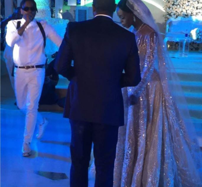 Photos + Video From Runtown and Davido's Performance At Senator Bukola Saraki's Daughter's Wedding