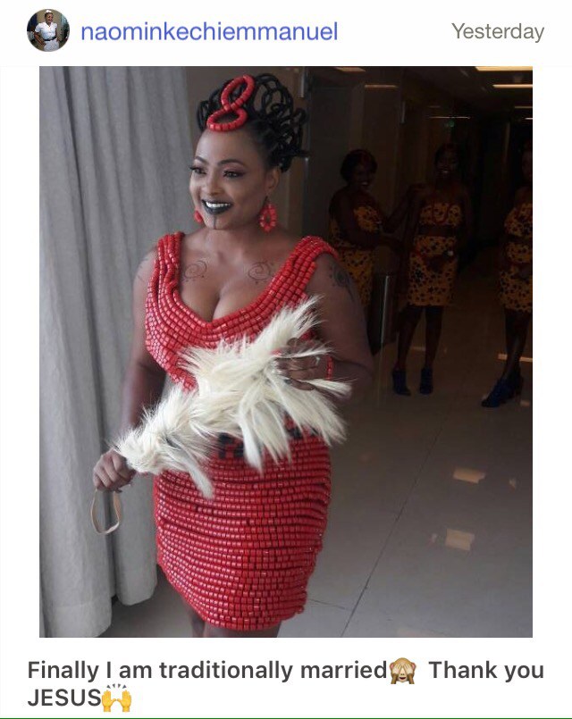 Photos: Actress Nkechi Emmanuel 'Nurse Titi' Finally Weds Her Lover Traditionally