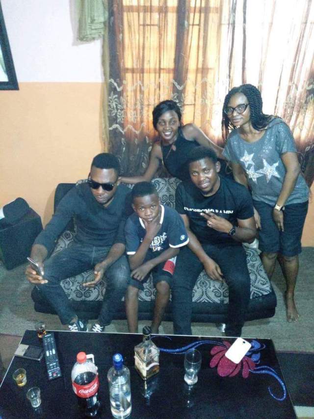 Wizkid's New Signee, Ahmed Celebrates With Family And Friends (Photos)