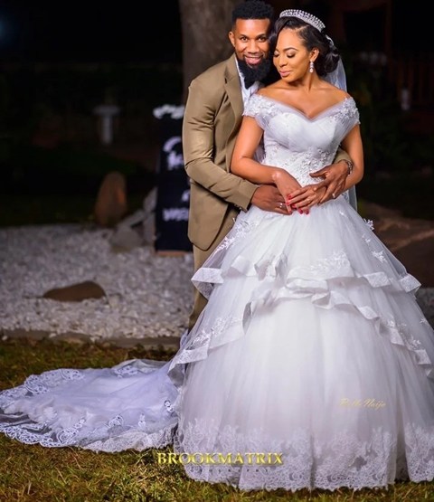 Issa Bride: TBoss looks beautiful in New Romantic Wedding Photos