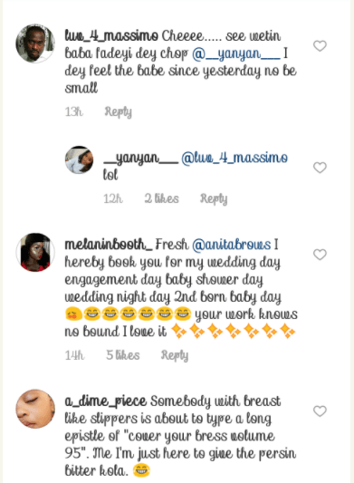 'See wetin baba Fadeyi dey enjoy' - Online Trolls Reacts To Toke Makinwa's Cleavage-Baring Photos