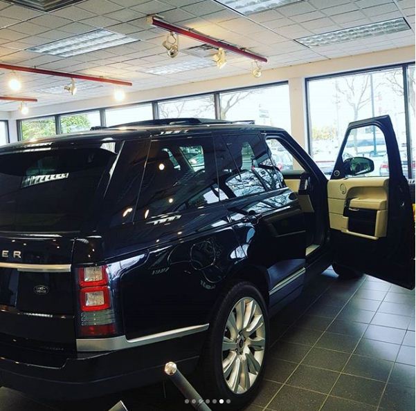 Photos: Footballer, Uche Kalu buys his wife a brand new 2016 Range Rover autobiography