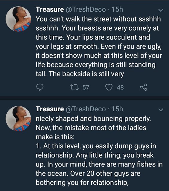 Nigerian lady stirs controversy with her tweets about women who 'waste' their 20s and get desperate for marriage later on