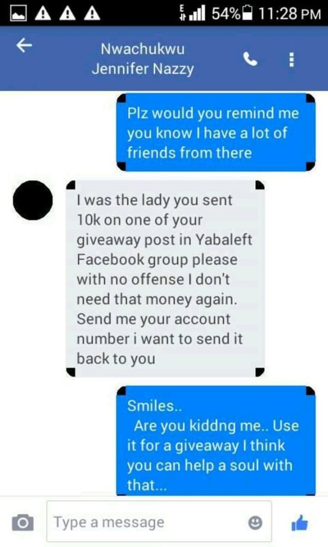 Nigerian Lady calls out man who shared money on a Facebook group, calls him a Yahoo guy