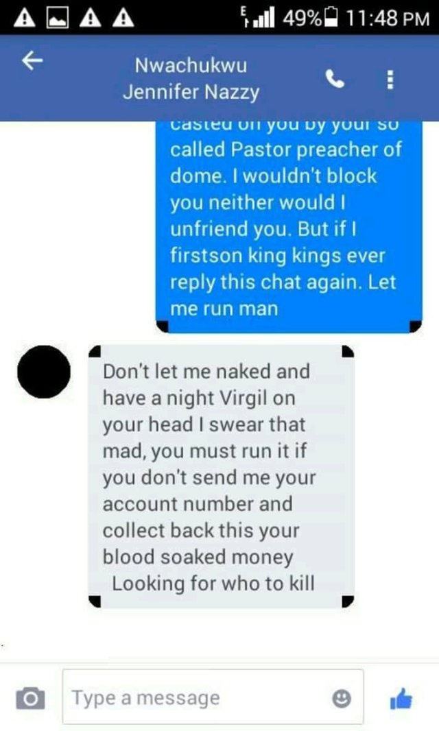 Nigerian Lady calls out man who shared money on a Facebook group, calls him a Yahoo guy