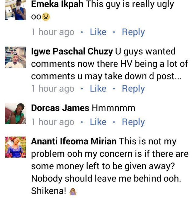 Nigerian Lady calls out man who shared money on a Facebook group, calls him a Yahoo guy