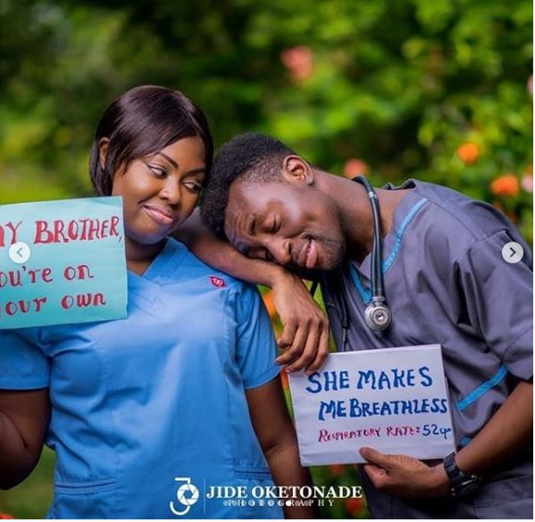 Adorable Pre-wedding photos of a Nigerian Couple