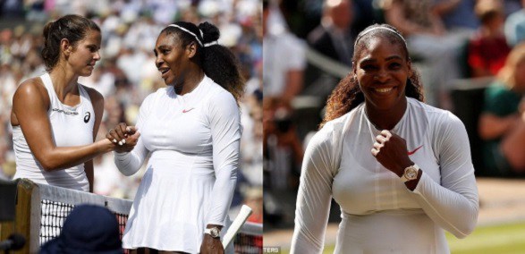 Serena Williams reaches Wimbledon final for the tenth time