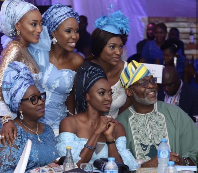 More photos from the N10million White Wedding of Olu Jacobs and Joke Silva's son (photos)