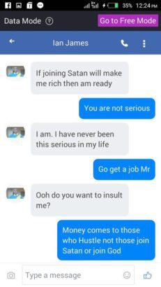 Nigerian man says he is dedicating his soul to Satan because he is better than God