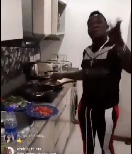 Tiwa Savage praises Duncan Mighty's cooking skills, shares video of him in the kitchen