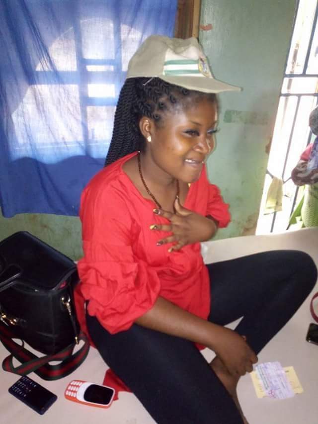 Female Corps member miraculously escapes death after car gets crushed in drastic accident (Photos)