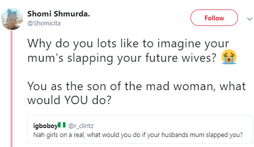 Woman goes viral after giving epic reply to question asking women 'what they would do if their husband's mother slaps them'